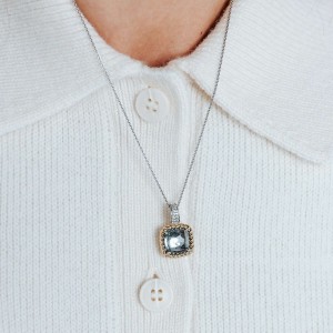 Сребърно дамско колие Ti Sento 6853GG
