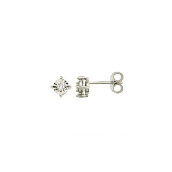 Дамски обеци от бяло злато с диаманти 0.10ct Cara Diamanti Cara Diamanti BB0524W10