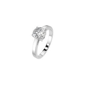 Дамски пръстен от бяло злато с диамант 1.00Ct Cara Diamanti K101-10012/1W(6.5)/14K