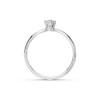 Дамски пръстен от бяло злато с диамант 0.20Ct Cara Diamanti K101-10040W(3.7)/14K