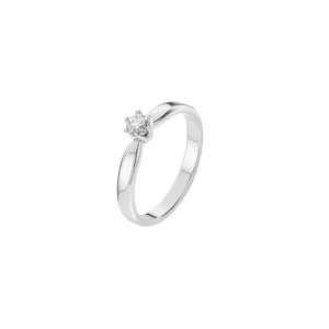 Дамски пръстен от бяло злато с диамант 0.20Ct Cara Diamanti K101-10040W(3.7)/14K