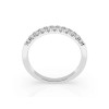 Дамски пръстен от бяло злато с диаманти 0.22Ct Cara Diamanti K101-10044/4W/14K