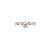 Дамски пръстен от розово злато с диаманти 0.70Ct и 0.25Ct Cara Diamanti K101-10093R(5.7)/14K