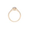 Дамски пръстен от розово злато с диаманти 0.70Ct и 0.25Ct Cara Diamanti K101-10093R(5.7)/14K