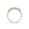 Дамски пръстен от розово злато с диаманти 0.42Ct Cara Diamanti K101-10098R(2.5)/14K