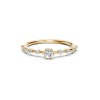 Златен дамски пръстен с диаманти 0.20Ct и 0.16Ct Cara Diamanti K101-10144Y(3.7)/14K