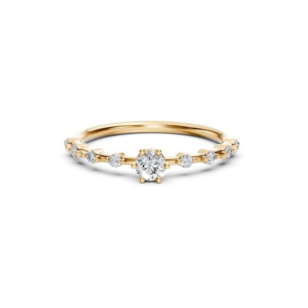 Златен дамски пръстен с диаманти 0.20Ct и 0.16Ct Cara Diamanti K101-10144Y(3.7)/14K