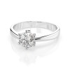 Дамски пръстен от бяло злато с диамант 0.50Ct