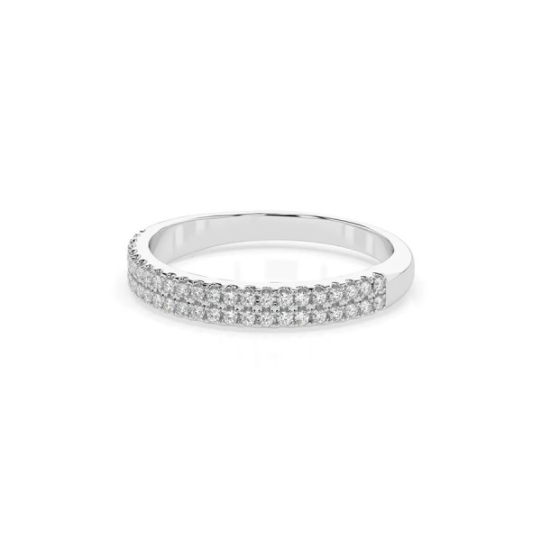 Дамски пръстен от бяло злато с диаманти 0.18Ct Cara Diamanti K101-10300W/14K