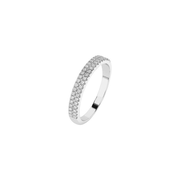 Дамски пръстен от бяло злато с диаманти 0.18Ct Cara Diamanti K101-10300W/14K