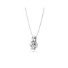 Дамско колие от бяло злато с диамант 0.50Ct Cara Diamanti K104-10004W(5.1)/14K