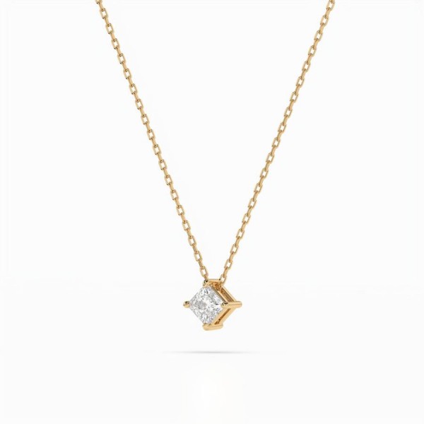 Дамско златно колие с диамант Cara Diamanti K104-10055Y