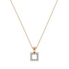 Дамско колие от розово злато с диаманти 0.06Ct Cara Diamanti K104-10079R/14K