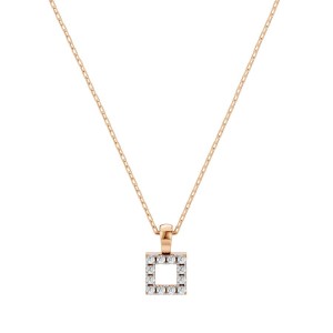 Дамско колие от розово злато с диаманти 0.06Ct Cara Diamanti K104-10079R/14K