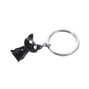 Ключодържател Черна котка Troika KR16-22/BK