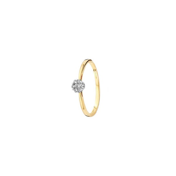 Дамски златен пръстен Blush с диаманти 1610BDI