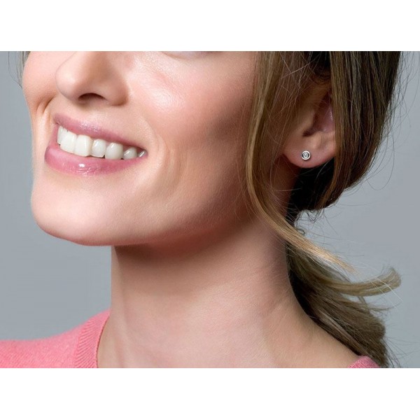 Дамски златни обеци Blush 7124WZI