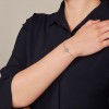 Дамска гривна с кристали и седеф Fossil JF03163791