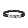 Мъжка гривна с вулканичен камък Fossil JF03620040