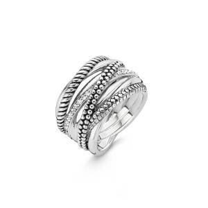 Дамски сребърен пръстен Ti Sento 12066ZI