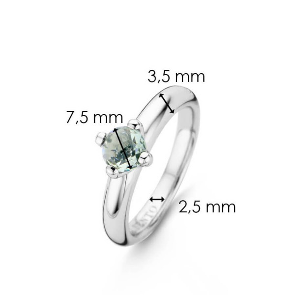 Дамски сребърен пръстен Ti Sento 12126GG