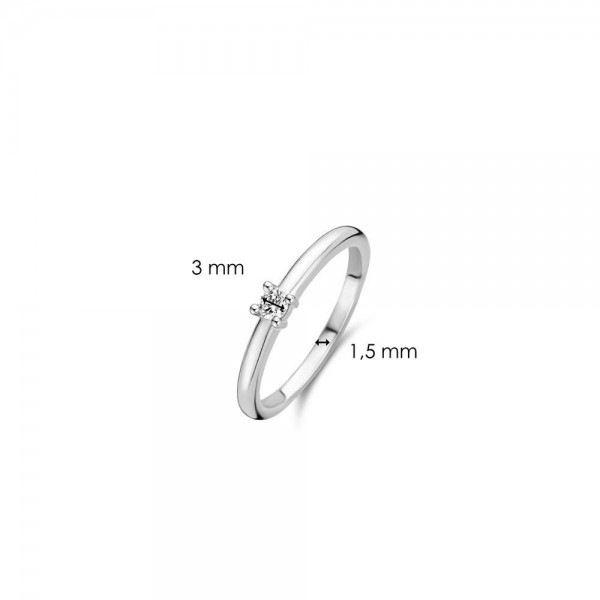 Дамски сребърен пръстен Ti Sento 12211ZI